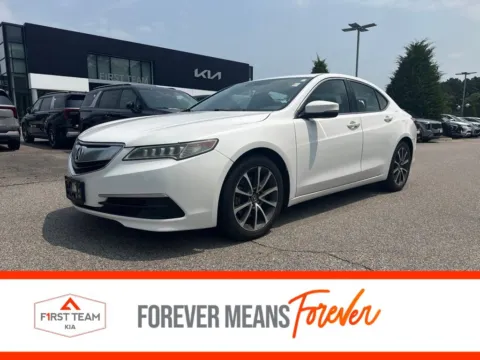 White 2016 Acura TLX V6 Tech for sale in Suffolk, VA