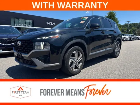 Black 2021 Hyundai Santa Fe SE for sale in Suffolk, VA