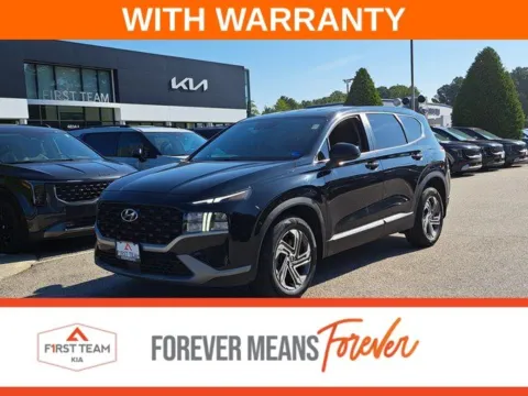 Black 2021 Hyundai Santa Fe SE for sale in Suffolk, VA