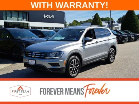 Silver 2021 Volkswagen Tiguan 2.0T SE for sale in Suffolk, VA