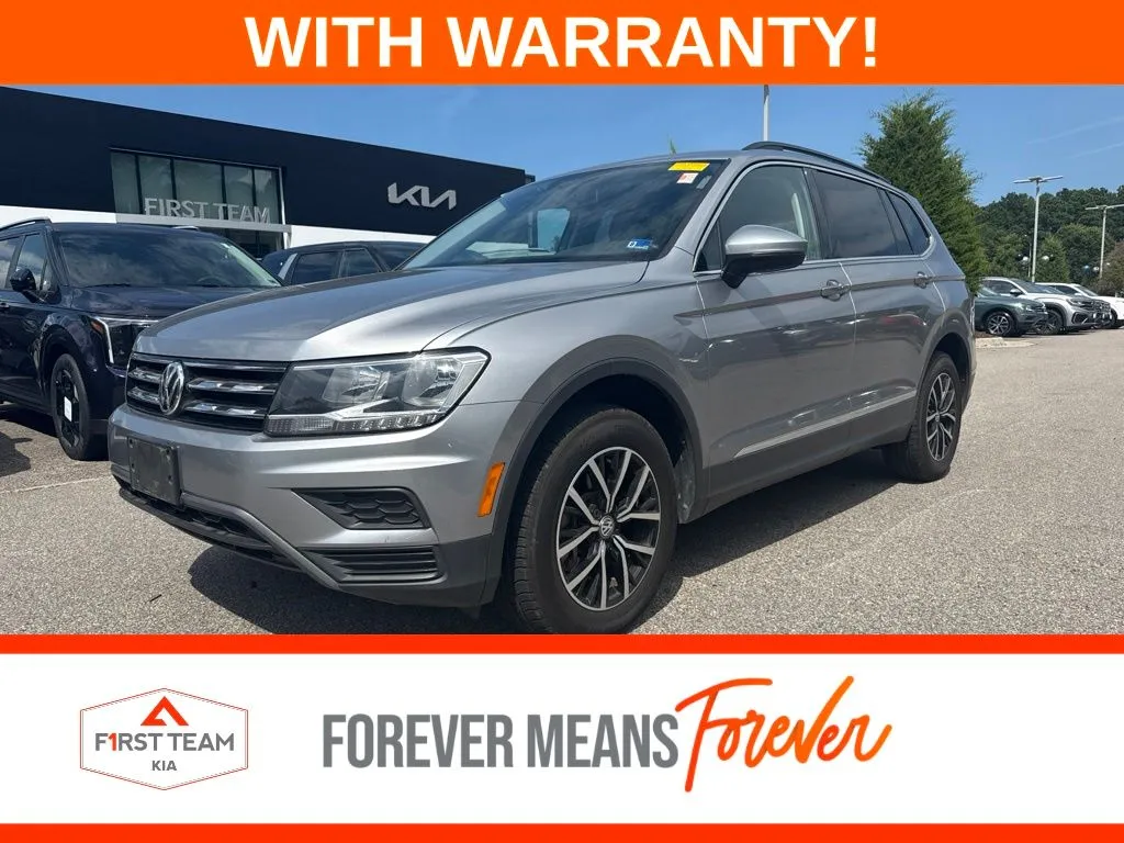 Silver 2021 Volkswagen Tiguan 2.0T SE for sale in Suffolk, VA