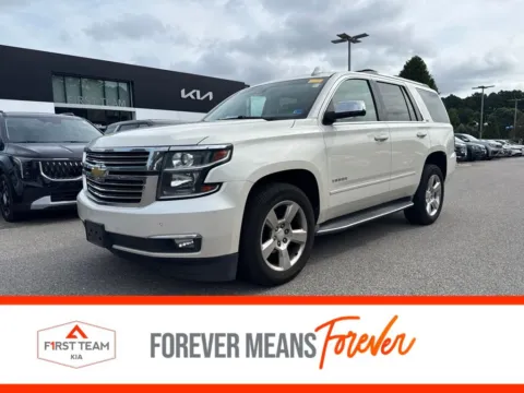 White 2015 Chevrolet Tahoe LTZ for sale in Suffolk, VA