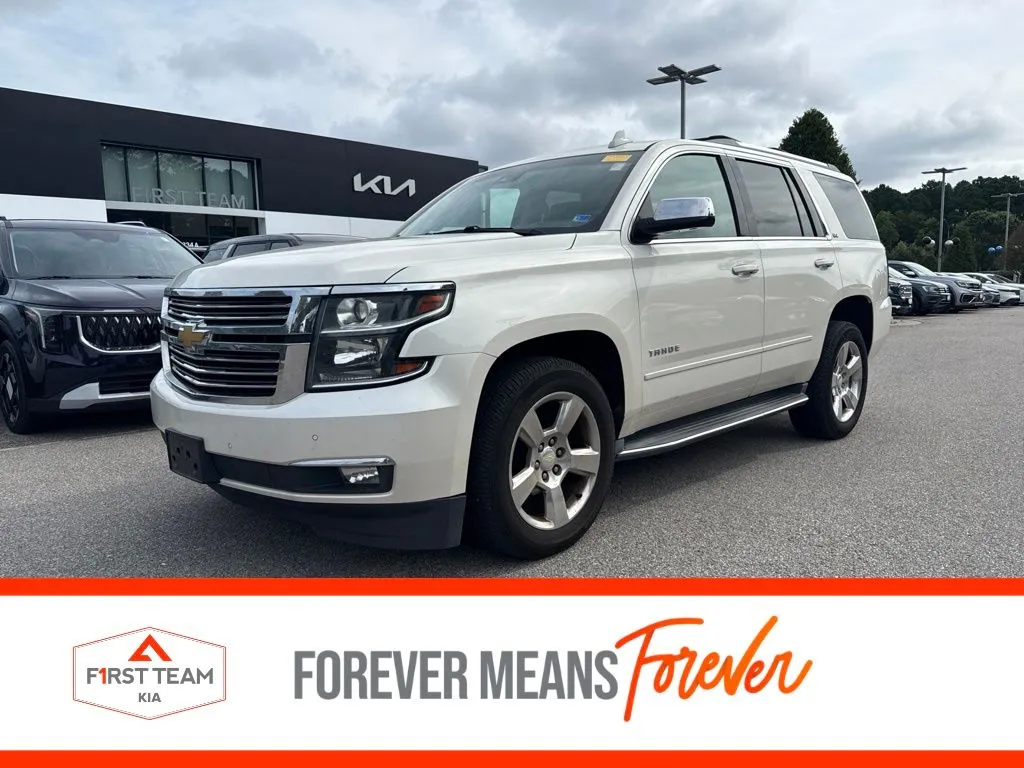 White 2015 Chevrolet Tahoe LTZ for sale in Suffolk, VA