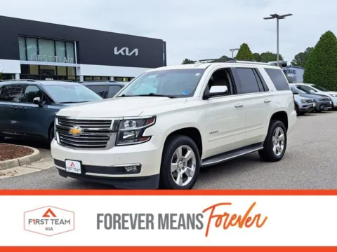 White 2015 Chevrolet Tahoe LTZ for sale in Suffolk, VA