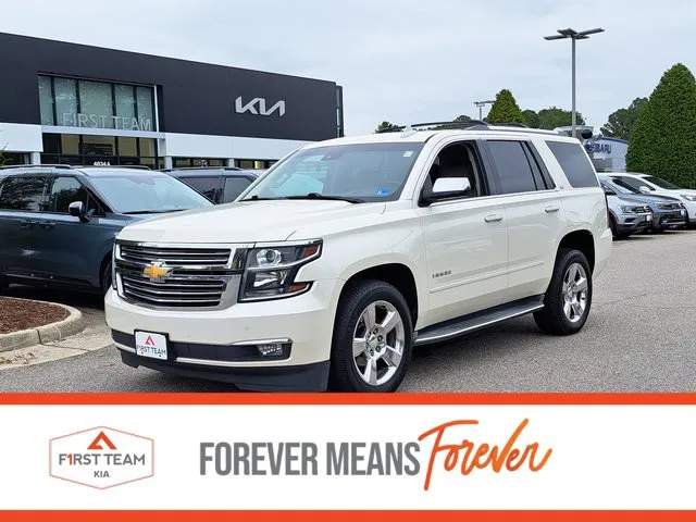 White 2015 Chevrolet Tahoe LTZ for sale in Suffolk, VA