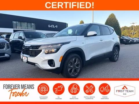 White 2024 Kia Seltos LX for sale in Suffolk, VA