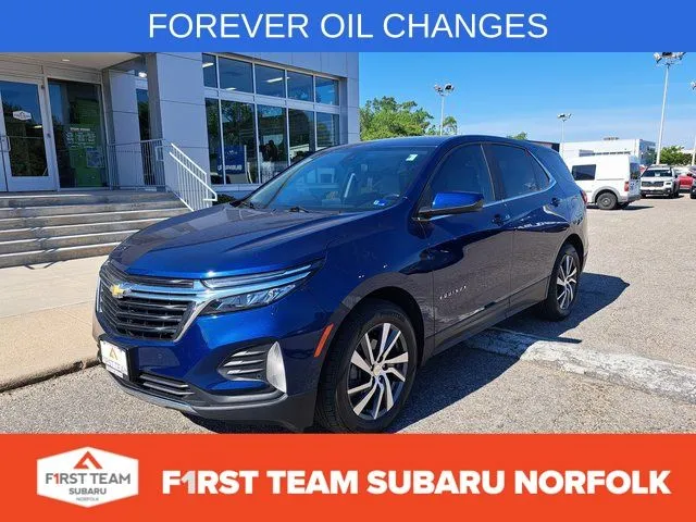 Blue 2022 Chevrolet Equinox LT for sale in Norfolk, VA