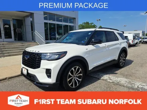White 2025 Ford Explorer ST-Line for sale in Norfolk, VA