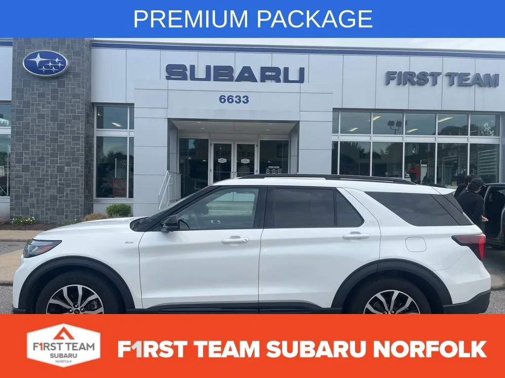 White 2025 Ford Explorer ST-Line for sale in Norfolk, VA