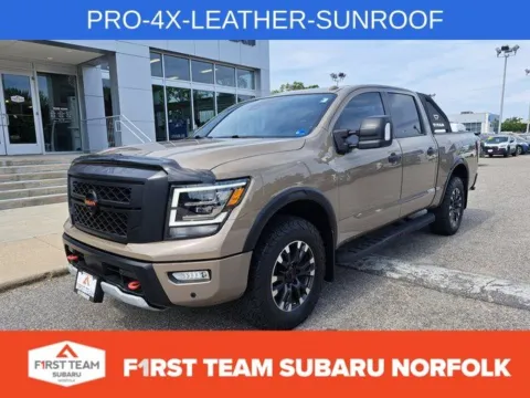 Beige 2021 Nissan Titan PRO-4X for sale in Norfolk, VA