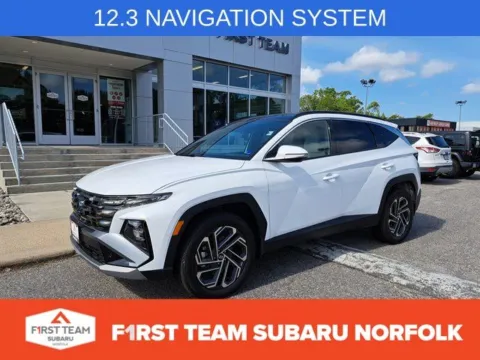 White 2025 Hyundai Tucson Hybrid Limited for sale in Norfolk, VA