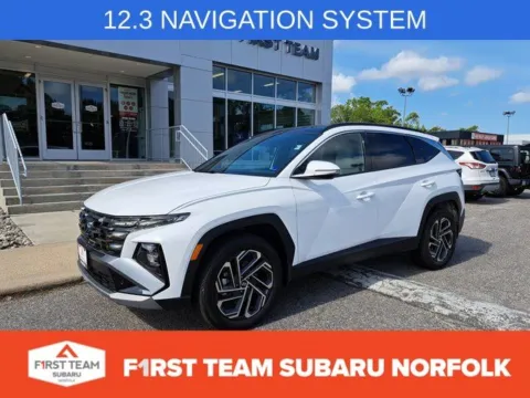 White 2025 Hyundai Tucson Hybrid Limited for sale in Norfolk, VA