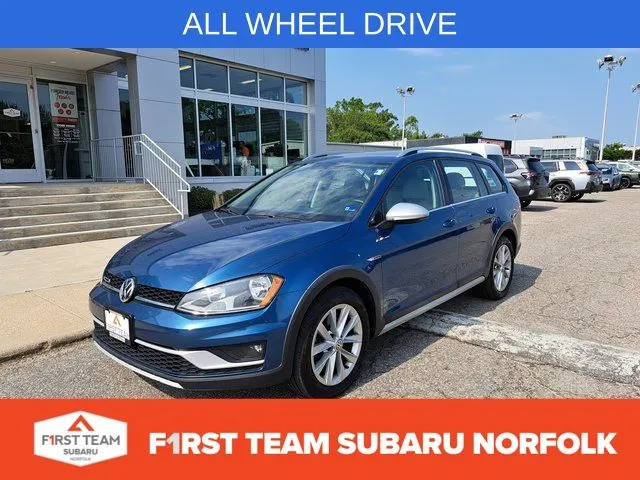 Blue 2017 Volkswagen Golf Alltrack TSI S for sale in Norfolk, VA