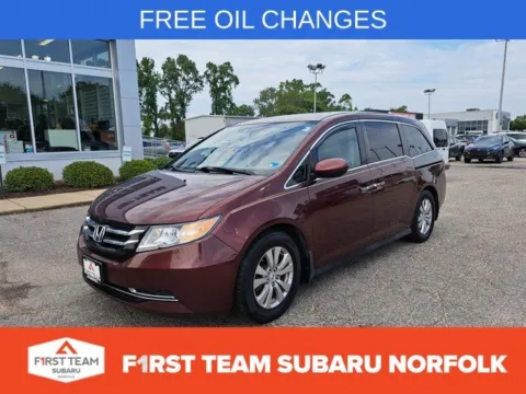 Red 2016 Honda Odyssey EX-L for sale in Norfolk, VA