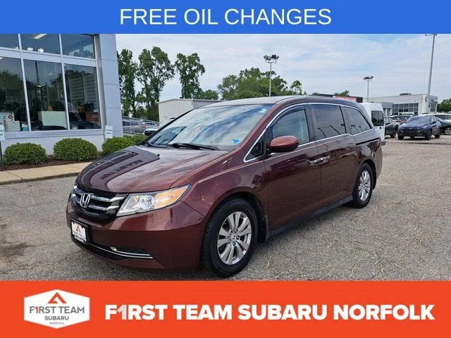 Red 2016 Honda Odyssey EX-L for sale in Norfolk, VA