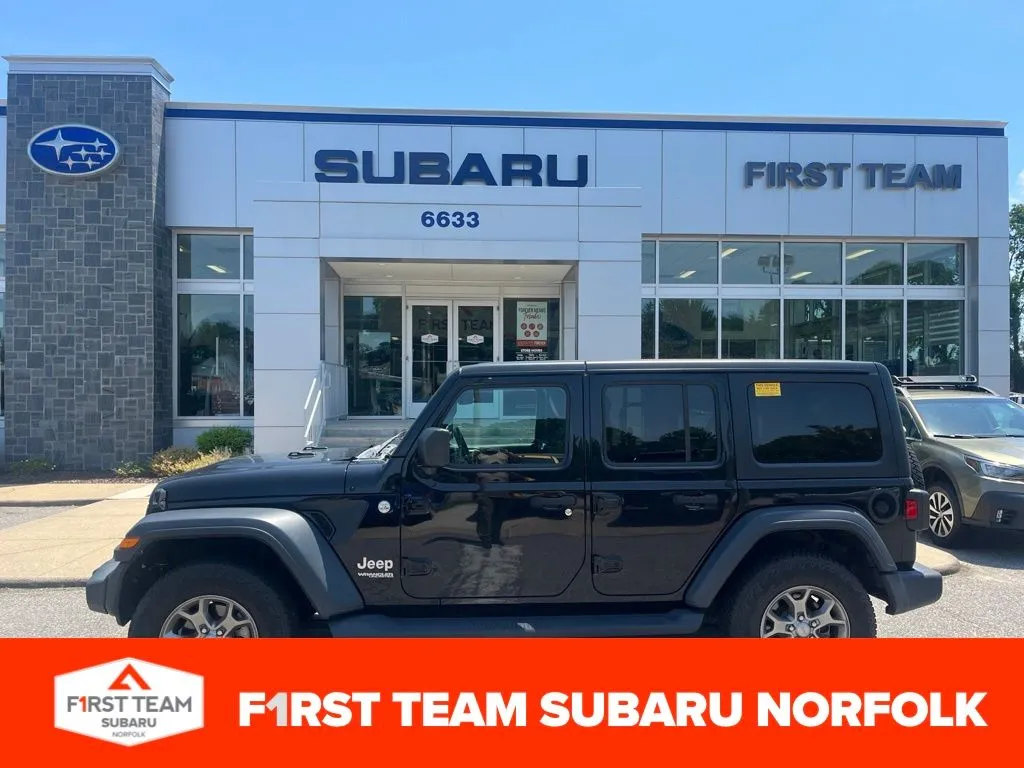 Black 2020 Jeep Wrangler Unlimited Sport for sale in Norfolk, VA