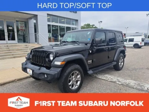 Black 2020 Jeep Wrangler Unlimited Sport for sale in Norfolk, VA