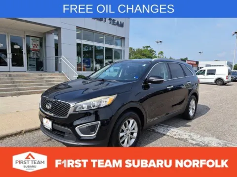 Black 2016 Kia Sorento LX for sale in Norfolk, VA
