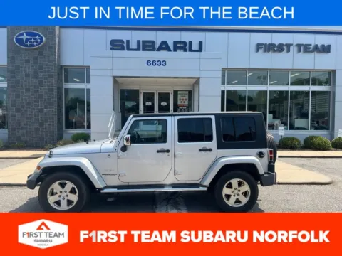 Silver 2008 Jeep Wrangler Unlimited Sahara for sale in Norfolk, VA