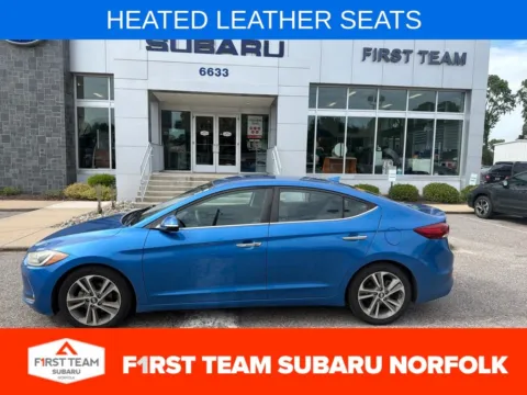 Blue 2017 Hyundai Elantra Limited for sale in Norfolk, VA