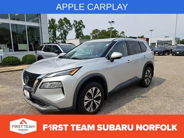 Silver 2021 Nissan Rogue SV for sale in Norfolk, VA