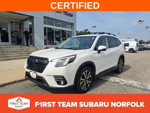 White 2023 Subaru Forester Limited for sale in Norfolk, VA