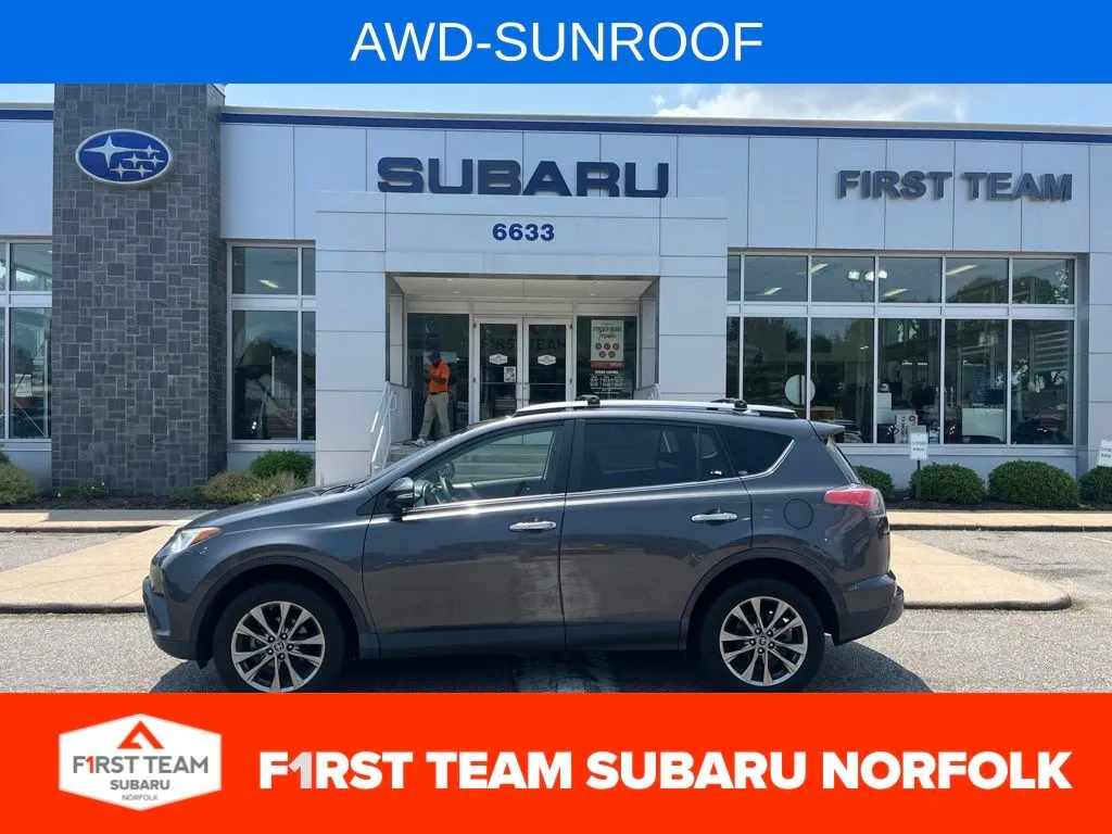 Gray 2018 Toyota RAV4 Limited for sale in Norfolk, VA