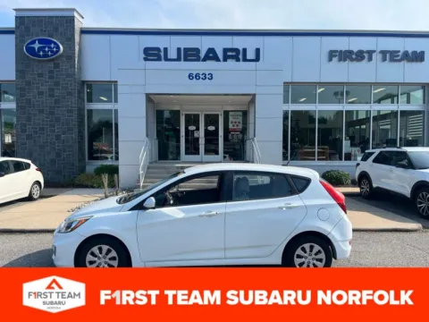 White 2015 Hyundai Accent GS for sale in Norfolk, VA