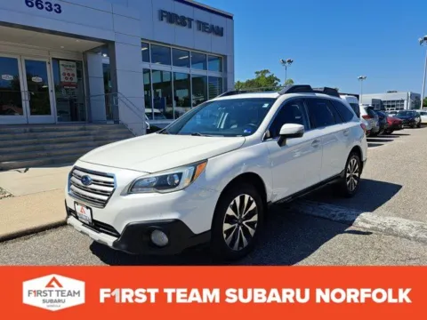 White 2015 Subaru Outback 2.5i for sale in Norfolk, VA