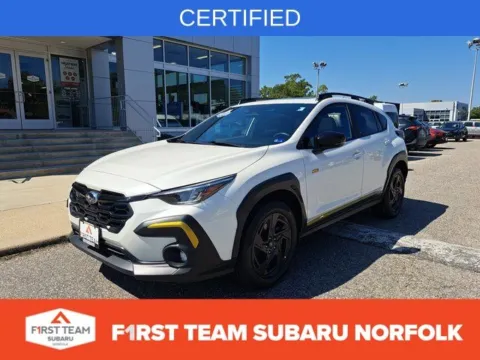 White 2024 Subaru Crosstrek Sport for sale in Norfolk, VA