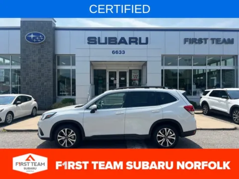 White 2023 Subaru Forester Limited for sale in Norfolk, VA