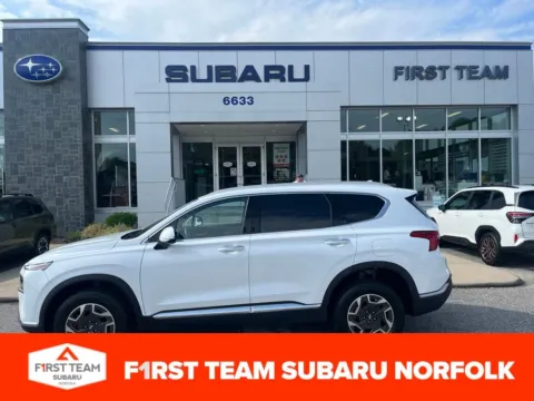 White 2023 Hyundai Santa Fe Hybrid Blue for sale in Norfolk, VA