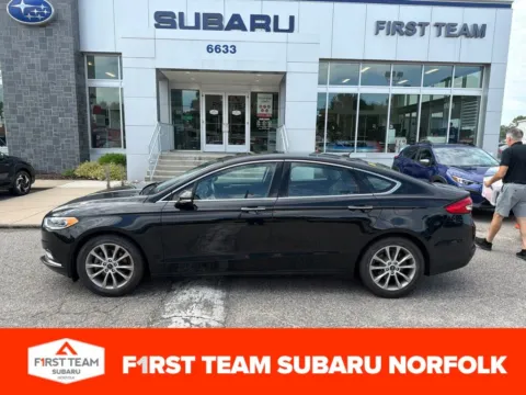 Black 2017 Ford Fusion SE for sale in Norfolk, VA
