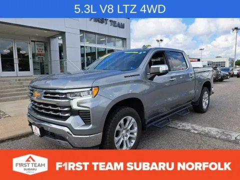 Gray 2023 Chevrolet Silverado 1500 LTZ for sale in Norfolk, VA