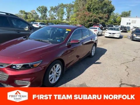 Red 2016 Chevrolet Malibu LT for sale in Norfolk, VA