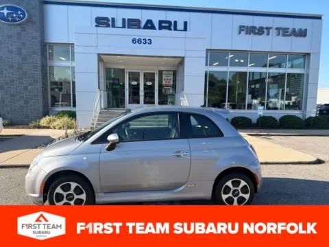 Silver 2015 Fiat 500e Battery Electric for sale in Norfolk, VA