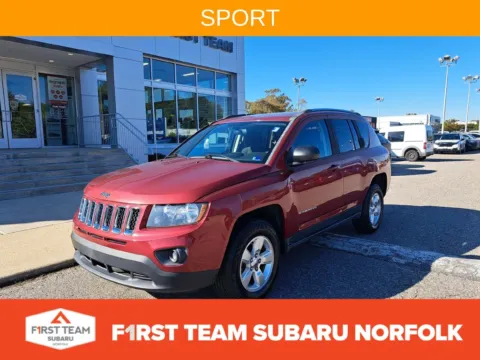 Red 2015 Jeep Compass Sport for sale in Norfolk, VA