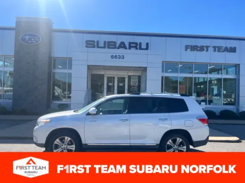 White 2011 Toyota Highlander Limited for sale in Norfolk, VA