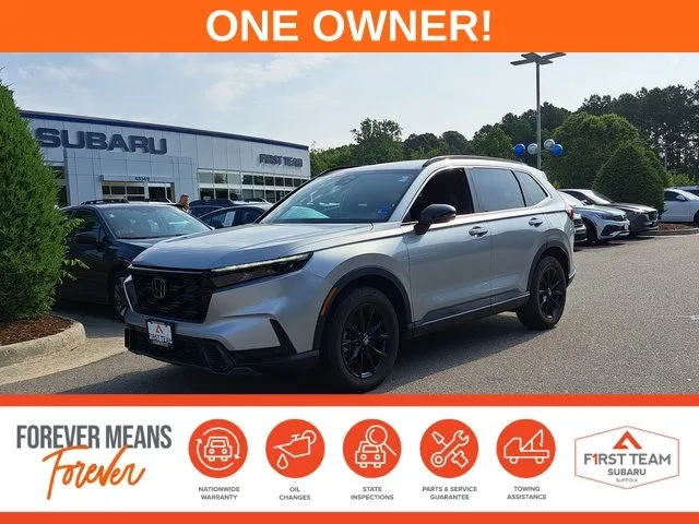 Silver 2025 Honda CR-V Hybrid Sport-L for sale in Suffolk, VA