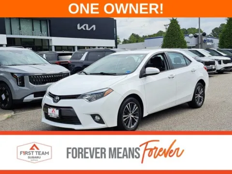 White 2016 Toyota Corolla LE Premium for sale in Suffolk, VA