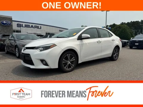 White 2016 Toyota Corolla LE Premium for sale in Suffolk, VA