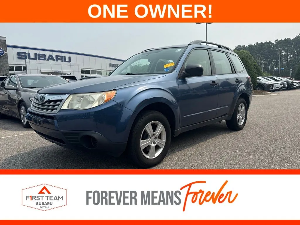 Blue 2011 Subaru Forester 2.5X for sale in Suffolk, VA