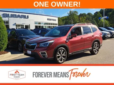 Red 2021 Subaru Forester Limited for sale in Suffolk, VA