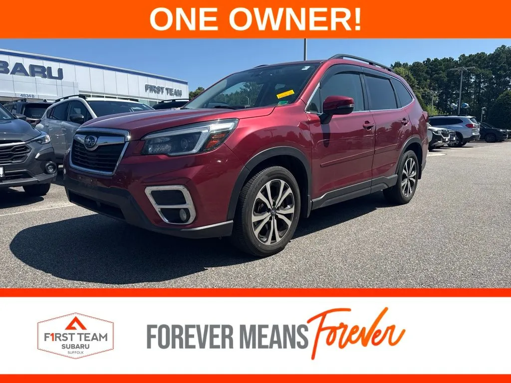 Red 2021 Subaru Forester Limited for sale in Suffolk, VA