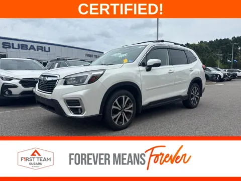White 2021 Subaru Forester Limited for sale in Suffolk, VA