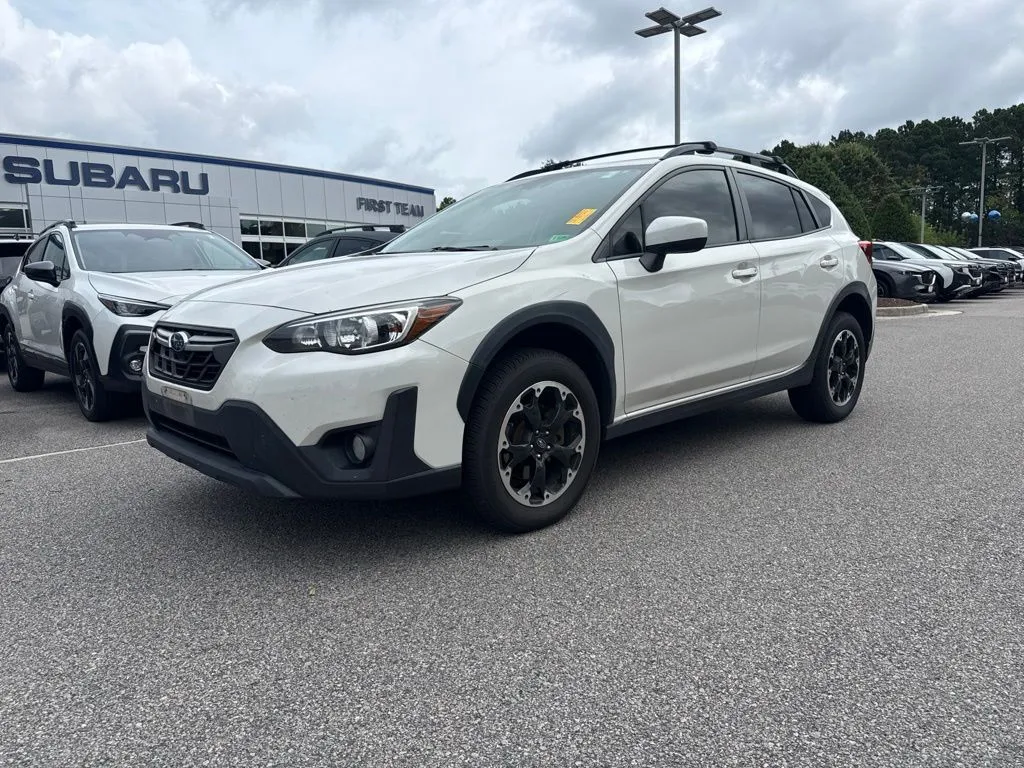 White 2021 Subaru Crosstrek Premium for sale in Suffolk, VA