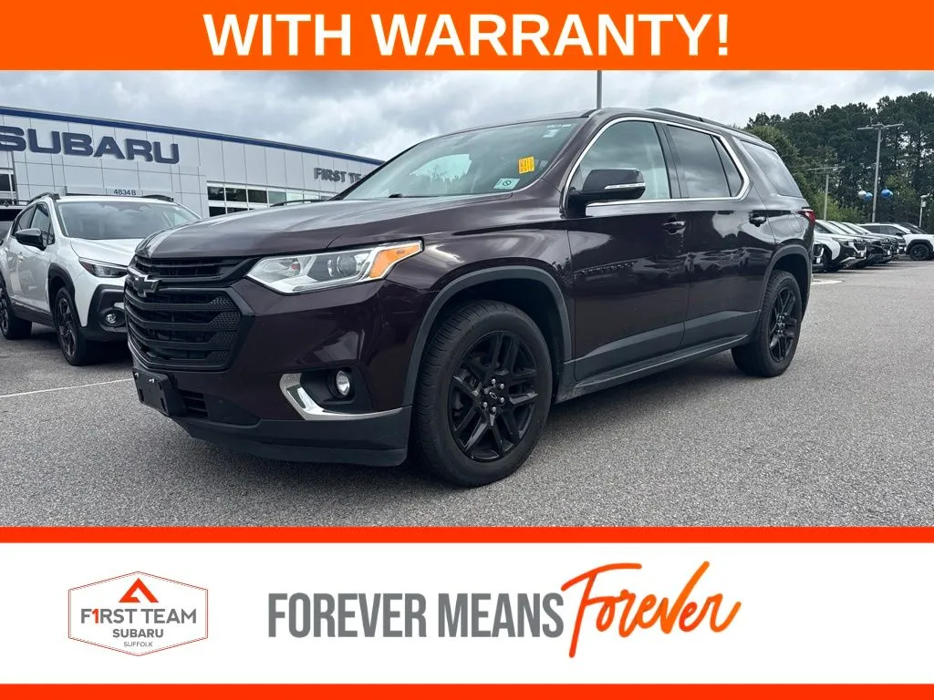 Black 2019 Chevrolet Traverse LT for sale in Suffolk, VA