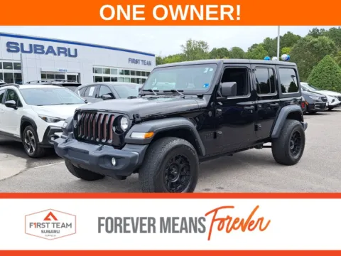 Black 2022 Jeep Wrangler Unlimited Sport S for sale in Suffolk, VA