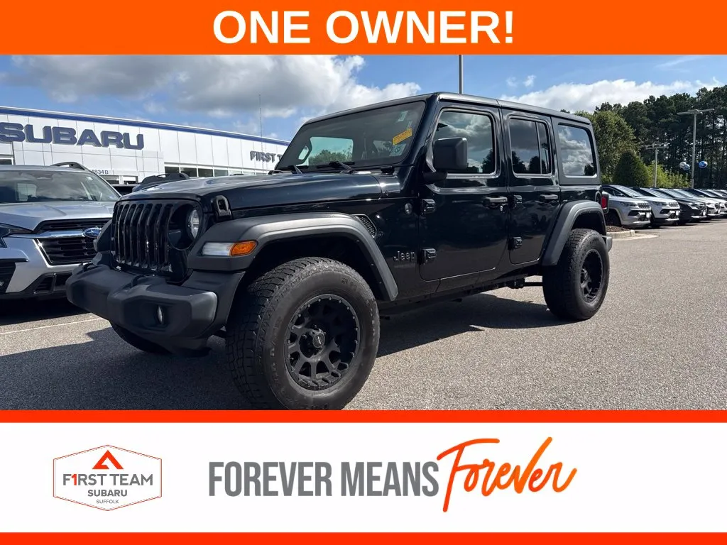 Black 2022 Jeep Wrangler Unlimited Sport S for sale in Suffolk, VA