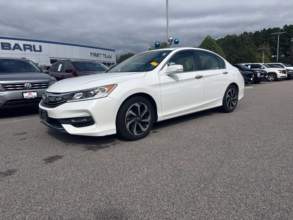 White 2016 Honda Accord EX-L for sale in Suffolk, VA